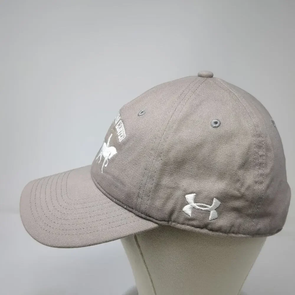 Under Armour Baseball Cap Gray One Size Casey's Equestrian Center Slideback Hat
